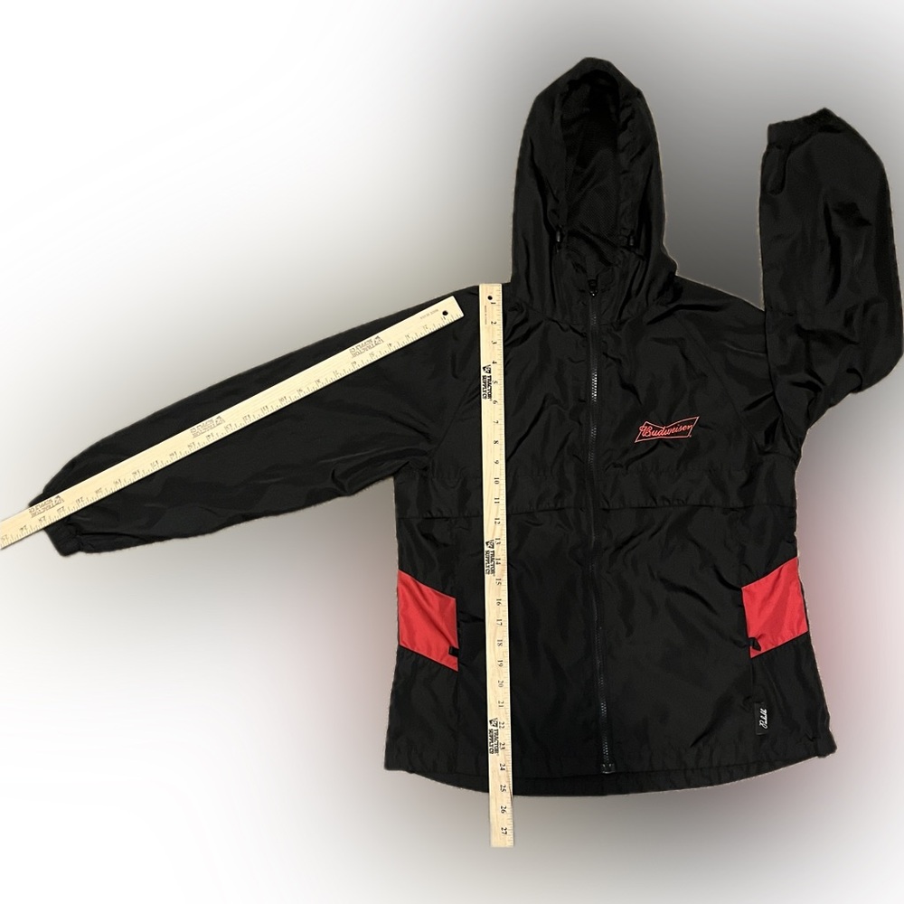 Reebok Budweiser Black Zip-Up Hoodie size M - Picture 6 of 16